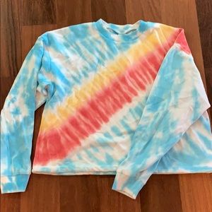 Crop top Tie-Dye Sweatshirt